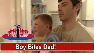 Tantruming Child Bites Dads Broken Hand  Supernanny