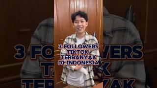 Followers Tiktok terbanyak di Indonesia #shorts