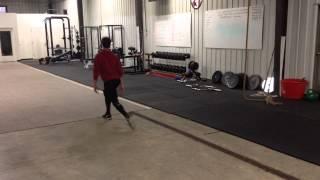 Crossover Walking Lunge