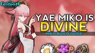YAE MIKO GUIDE *UPDATED* for 4.4 Rerun - Abilities Artifacts Weapons Teams  Genshin Impact