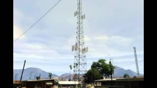 Man falls off cell tower.