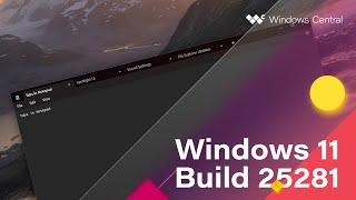 Windows 11 Build 25281 - Notepad Tabs Sound Settings Spotlight UI + MORE