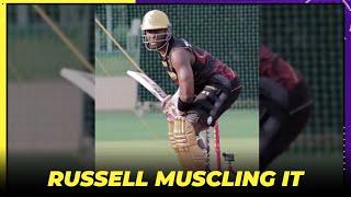 Russell Muscling it  KKR  IPL 2022