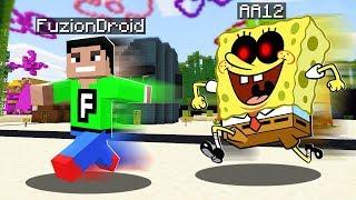 I Disguised As SPONGEBOB EXE To TROLL MY BEST FRIEND Minecraft Trolling Prank