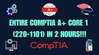 ENTIRE COMPTIA A+ CERTIFICATION in 2 HOURS Mobile Devices Networking Hardware High Quality