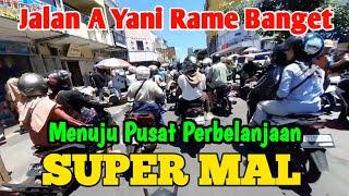 Jalan A Yani Menuju SUPER MAL Kota Sukabumi Menjelang Lebaran