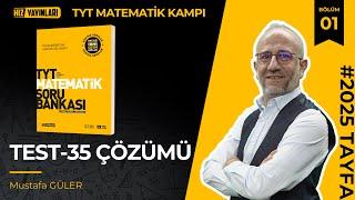 Hız Yayınları Tyt Matematik  Test-35 Çözümleri