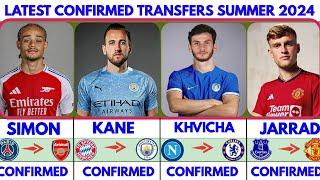 LATEST CONFIRMED TRANSFERS SUMMER 2024 NETO to Arsenal Kane to Man City Estevao to Chelsea 