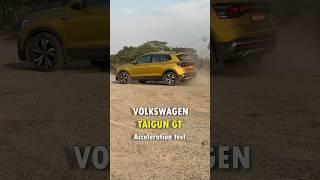 Volkswagen Taigun GT Acceleration test 