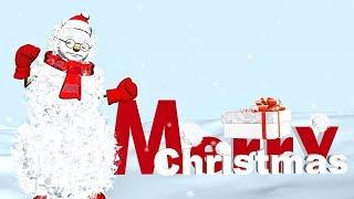  Funny Merry Christmas greetings. Animation Christmas song