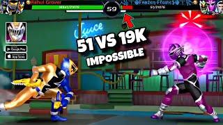 WOLF Power  51 VS 19K Impossible Defeat   Power Rangers Legacy Wars Gameplay Android  ios