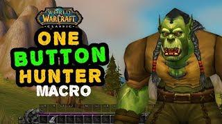 One Button Hunter Macro in Classic WoW and other popular requests