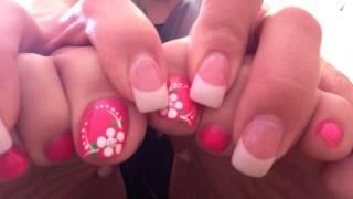 Cute Summer Pedicure Pink Room