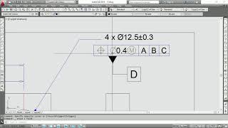 GD&T TOLERANCES WITH MULTILEADER IN AUTOCAD  BASICS FOR BEGINNERS IN HINDI  DATUM TRIANGULAR