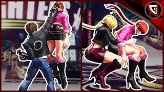 KOF XV Beta All Grabs and Throws on Shermie