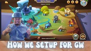 Idle Heroes - Guild War Set up