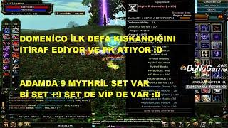 Domenico İtiraf Edip Kıskandığı Char İle Pk Atıyor D Her Vurduğu Ya Tek Ya İki Yiyor -Knight Online