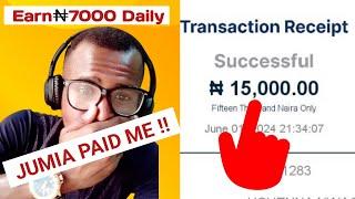 Step by step tutorial on how I Earn 7000 Naira Everyday using this App jumia make money online