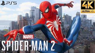 Marvels Spider-Man 2 PS5 - Advanced Suit 2.0 Free Roam Gameplay 4K 60FPS