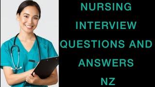 How to pass a NURSING JOB interview in New Zealand