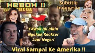 SO FUNNY‼️YOUTUBER BULE SAMPAI MAU JOGET KE INDONESIA KARENA COWOK INI  ANGKLUNG MALIOBORO REACTION