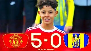 LIKE FATHER LIKE SON CRISTIANO RONALDO JR SCORES GOAL AND CELEBRATES LIKE HIS FATHER