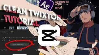 Clean Twixtor Tutorial In Capcut  As good as after effects