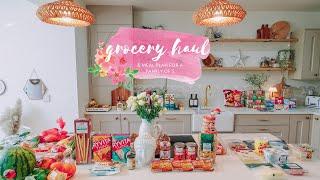 GROCERY HAUL & MEAL PLAN FOR A FAMILY OF FIVE  JULY 2024