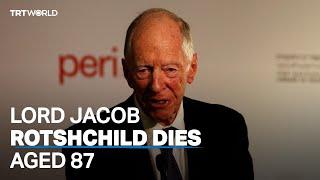 Lord Jacob Rothschild dies aged 87