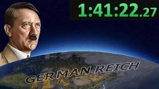 Germany World Conquest Speedrun Hearts of Iron 4