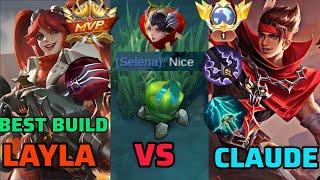 Layla VS claude   best build layla +top global claude ️  team top global ️ 