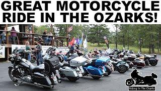 Great MOTORCYCLE RIDE in the Ozarks  Bikes Blues and BBQ