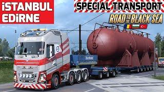 ETS 2 BETA 1.38  İSTANBUL - EDİRNE ARASI SPECIAL TRANSPORT DLC TEST EDİYORUZ 