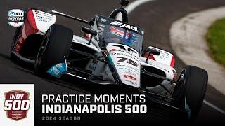 Top moments from second day of practice for 2024 Indianapolis 500  Extended Highlights  INDYCAR