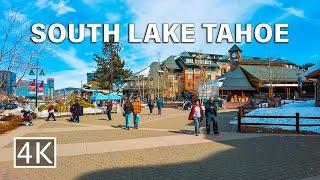 4K South Lake Tahoe - California - Walking Tour