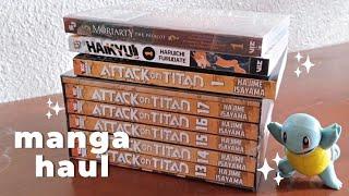 manga haul + manga collection  attack on titan haikyuu moriarty the patriot  PH  fully booked