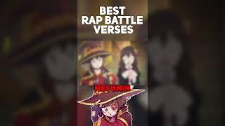 MEGUMIN AND YUNYUN BEST RAP BATTLE VERSES #shorts #rapbattle #konosuba #megumin #anime #deltarune