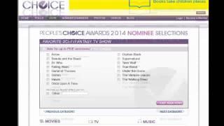 Castle Vote For Peoples Choice Awards Nominations 2014 PCA