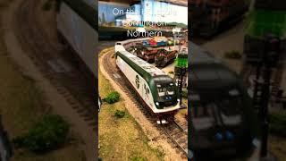 HO Amtrak Empire Builder with Siemens on the point Part 3