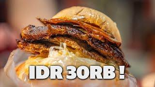 BURGER LOKAL SUPER JUMBO CUMA Rp 30RB FAST FOOD LUAR MINDER INI MAH