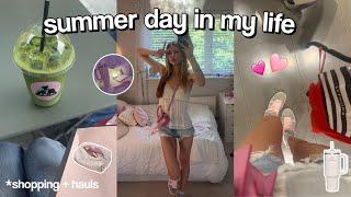 SUMMER DAY IN MY LIFE *shopping + hauls 