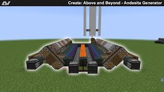 Create Above and Beyond - AndesiteCobblestone Generator