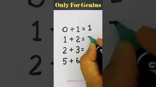 Only for genius #shrots #viralshots #maths amazing tricks  #youtubeshorts #trending #amazing #viral