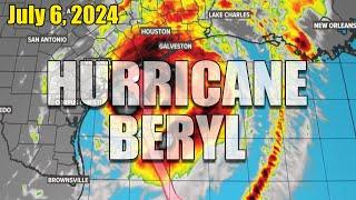 Hurricane Beryl at Lakeview RV Resort in Houston