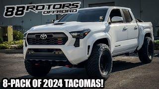 8 PACK OF 2024 TOYOTA TACOMA TRUCKS NEW 4TH GEN ONLY