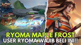 RYOMA MAPLE FROST SKIN COLLAB SNK X AOV KEDUA WAJIB BANGET DI BELI BUAT USER RYOMA SIH INI