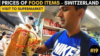 Prices of FOOD ITEMS in SWITZERLAND  Visit to SUPERMARKET in LAUTERBRUNNEN