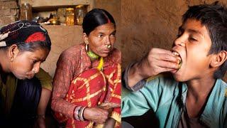 dharme brother family enjoying food together   Rural Nepal  village life @ruralnepall