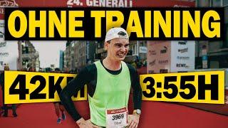 Mein erster Marathon. Ohne Training in 355h  Köln Marathon 2022