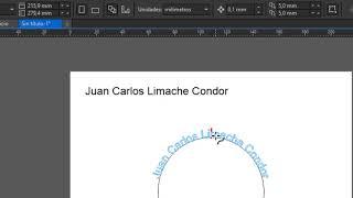 LECCION 8 ADAPTAR TRAYECTO AL TEXTO EN COREL DRAW - 2019